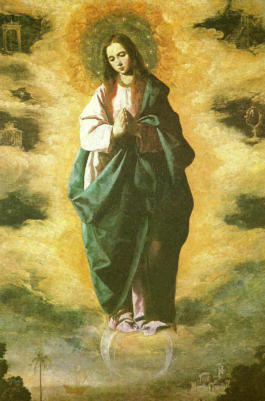 Francisco de Zurbaran immaculate virgin China oil painting art